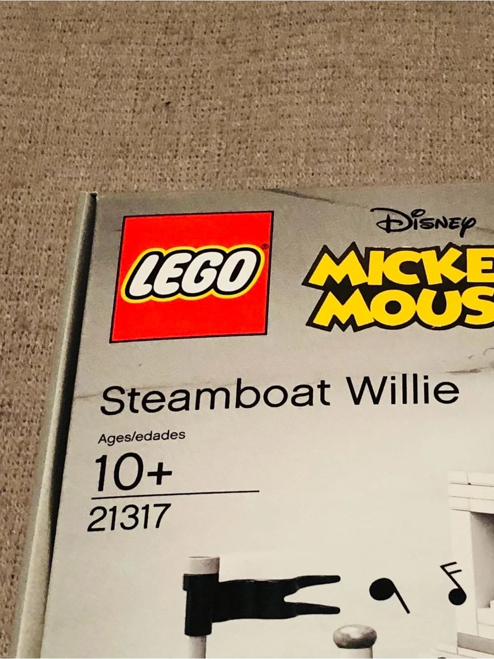 LEGO Mickey Mouse Steamboat Willie Set - Black, White